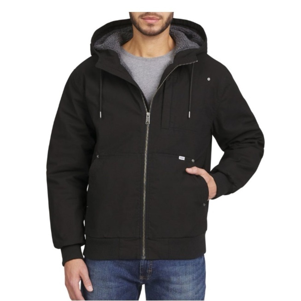 Nwt Lee Workwear Sherpa Lined Bomber Jacket